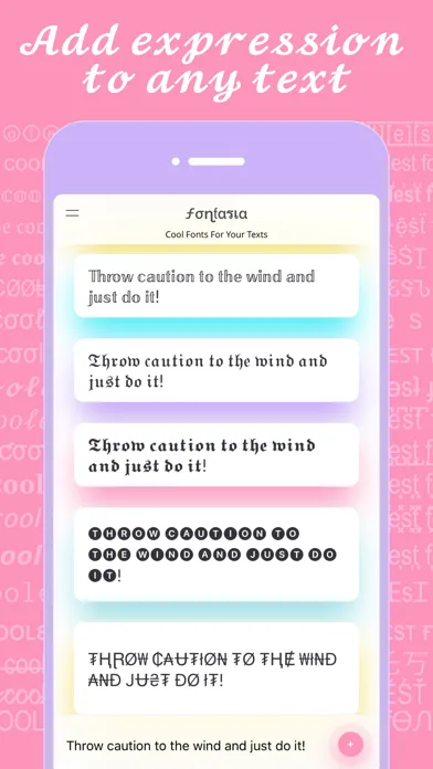 Fontasia - Creative Fonts 스크린샷