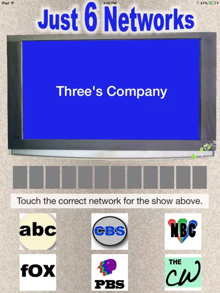 Just 6 Networks iPad  Screenshots