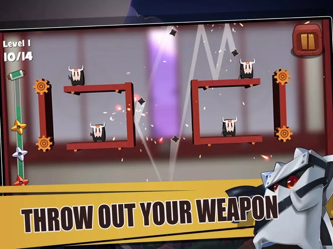 Tangkapan layar Ultra Ninja Shooter iPad 