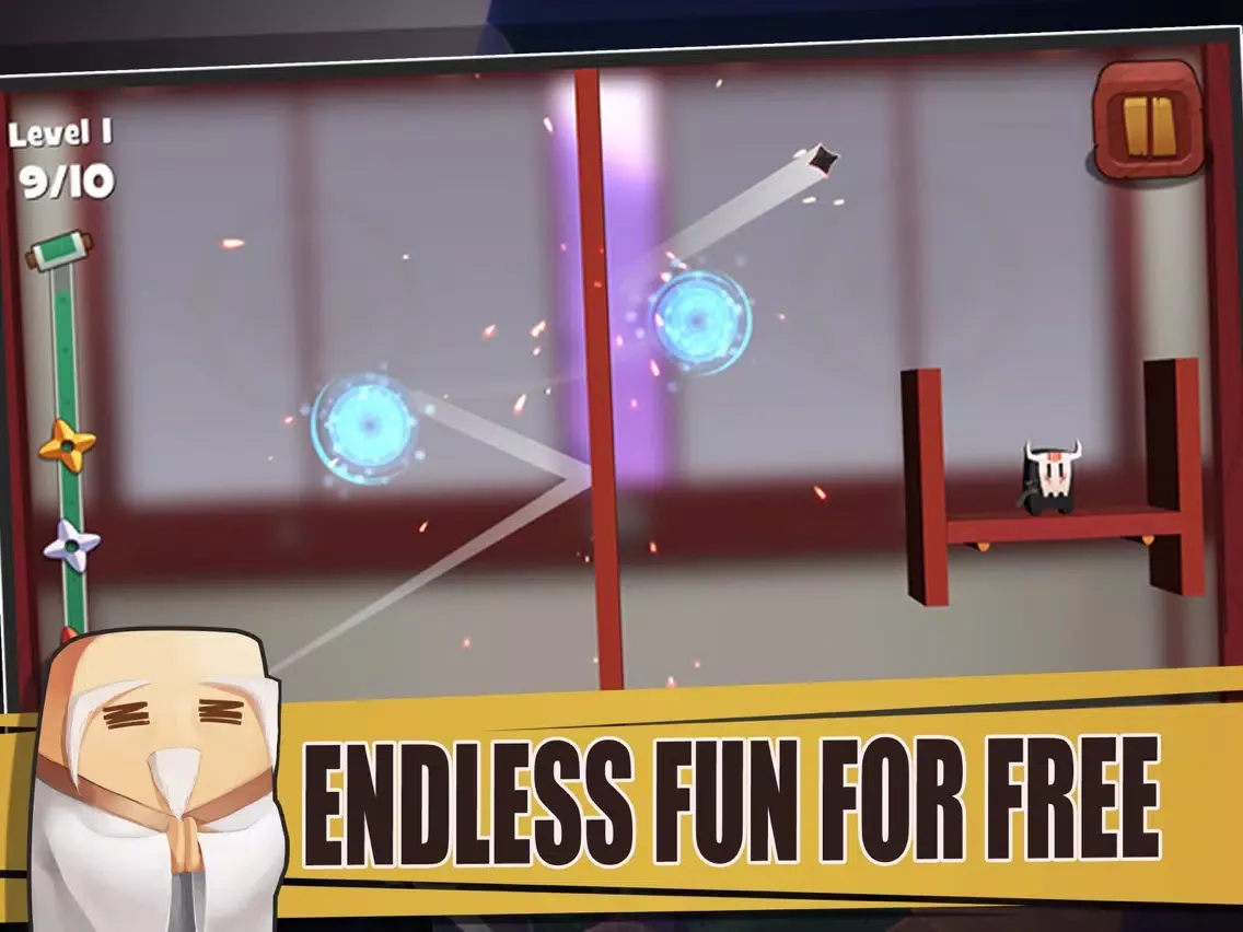 Tangkapan layar Ultra Ninja Shooter iPad 