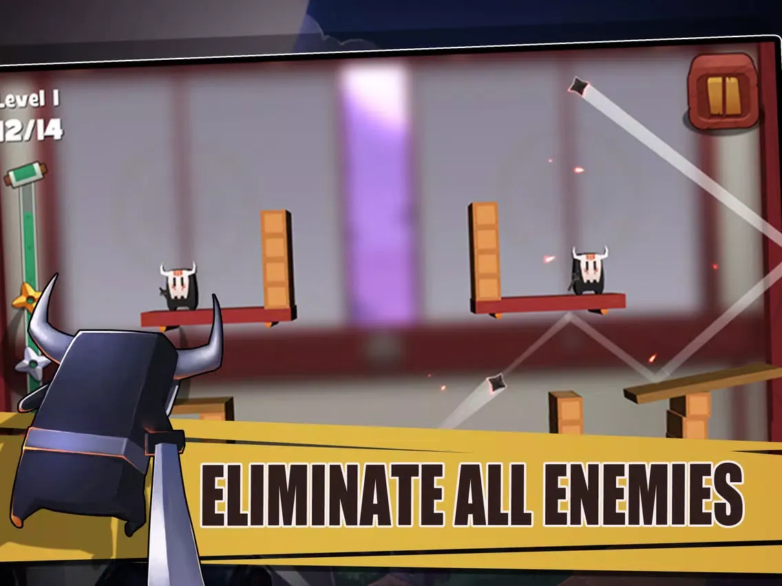 Tangkapan layar Ultra Ninja Shooter iPad 