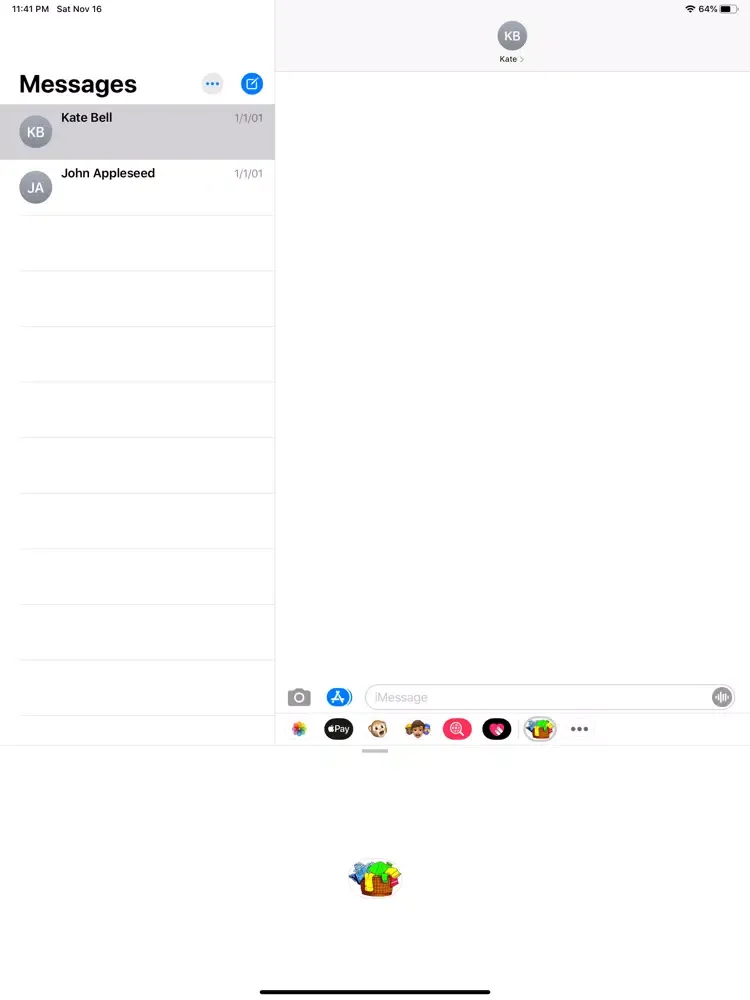 ภาพหน้าจอของ Laundry-Emojis Stickers iPad 