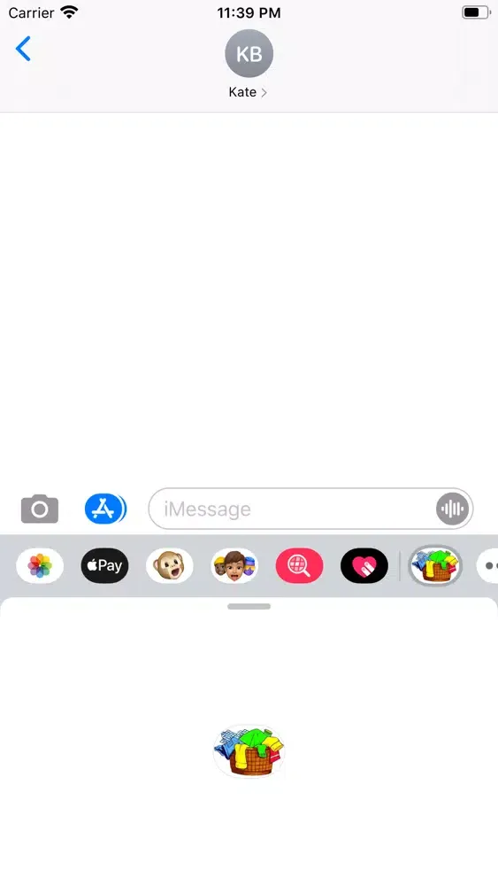 ภาพหน้าจอของ Laundry-Emojis Stickers