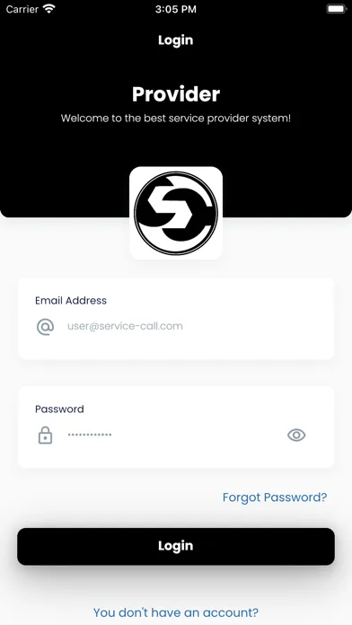 Service Call Provider سکرین شاٹس
