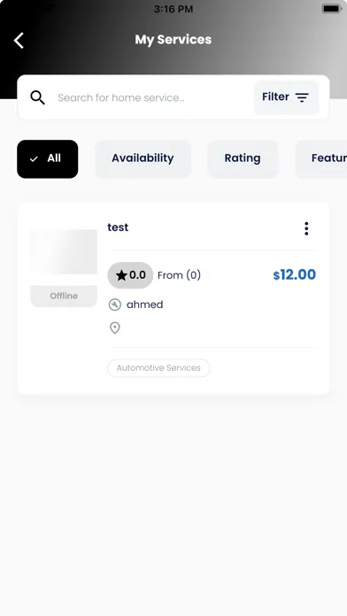 Service Call Provider سکرین شاٹس