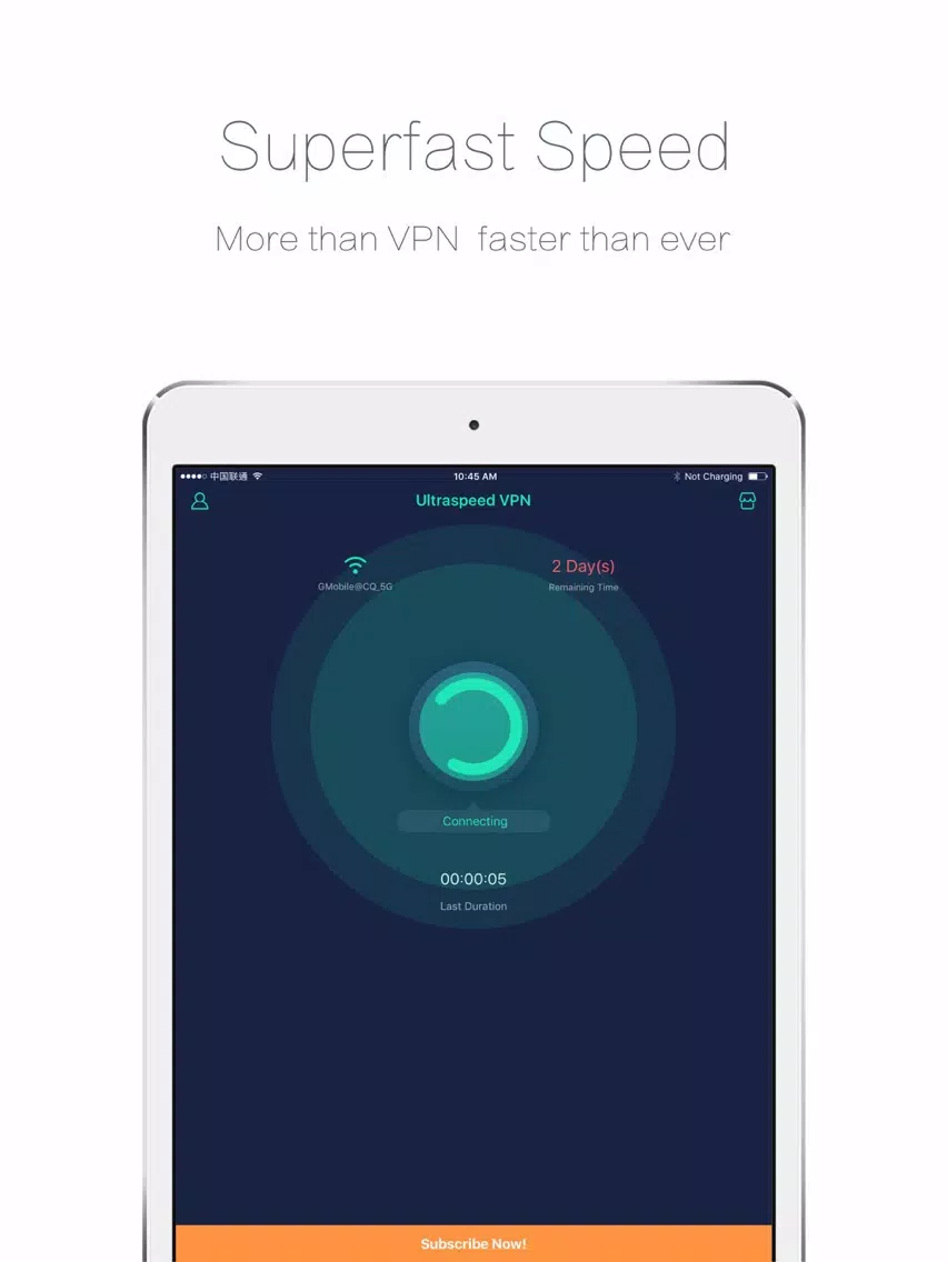 Ultraspeed VPN - Anonymous, Privacy and Unblock iPad 应用截图
