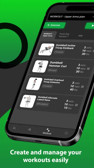 ภาพหน้าจอของ JustLift - Gym Tracker, Logger