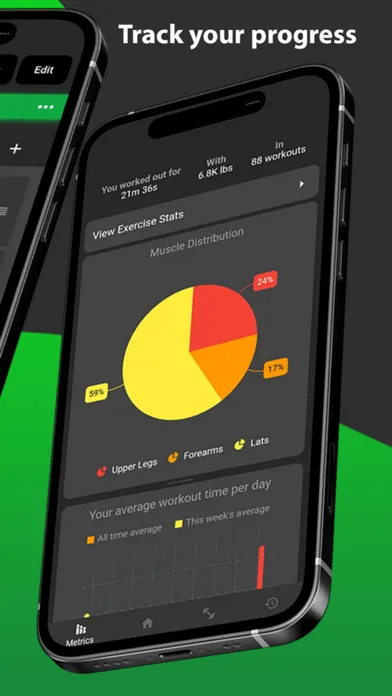 ภาพหน้าจอของ JustLift - Gym Tracker, Logger