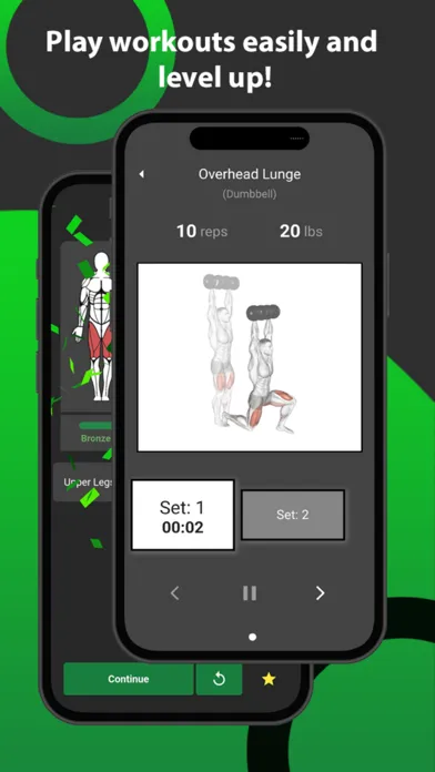 ภาพหน้าจอของ JustLift - Gym Tracker, Logger
