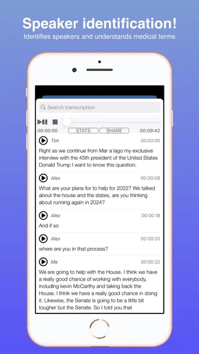 Audio Transcribe - SmartScribe স্ক্রিনশট