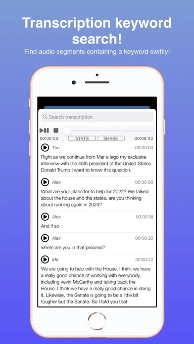 Audio Transcribe - SmartScribe স্ক্রিনশট