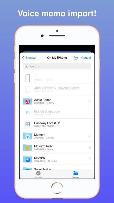 Audio Transcribe - SmartScribe স্ক্রিনশট