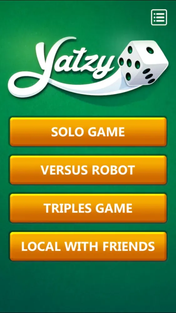 Tangkapan skrin Yatzy Dice Game