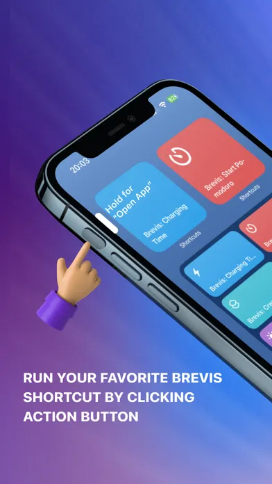 Captures d'écran de Shortcuts Automation Brevis