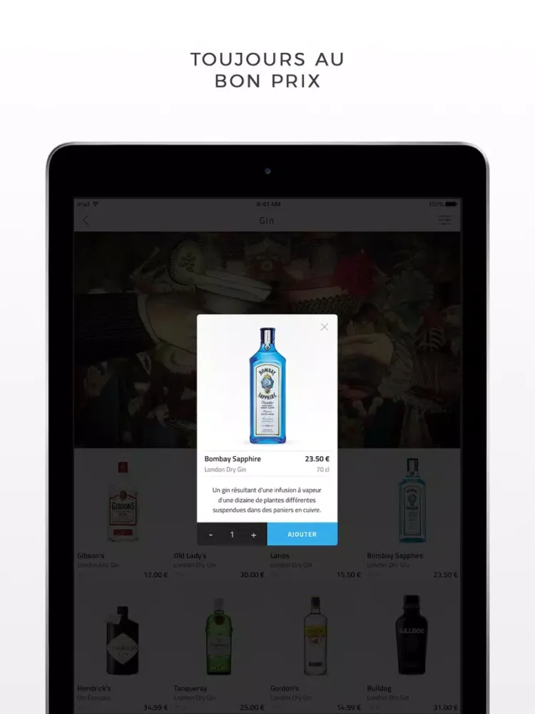 ULYSSE - Livraison d'alcool iPad  Ekran Görüntüleri