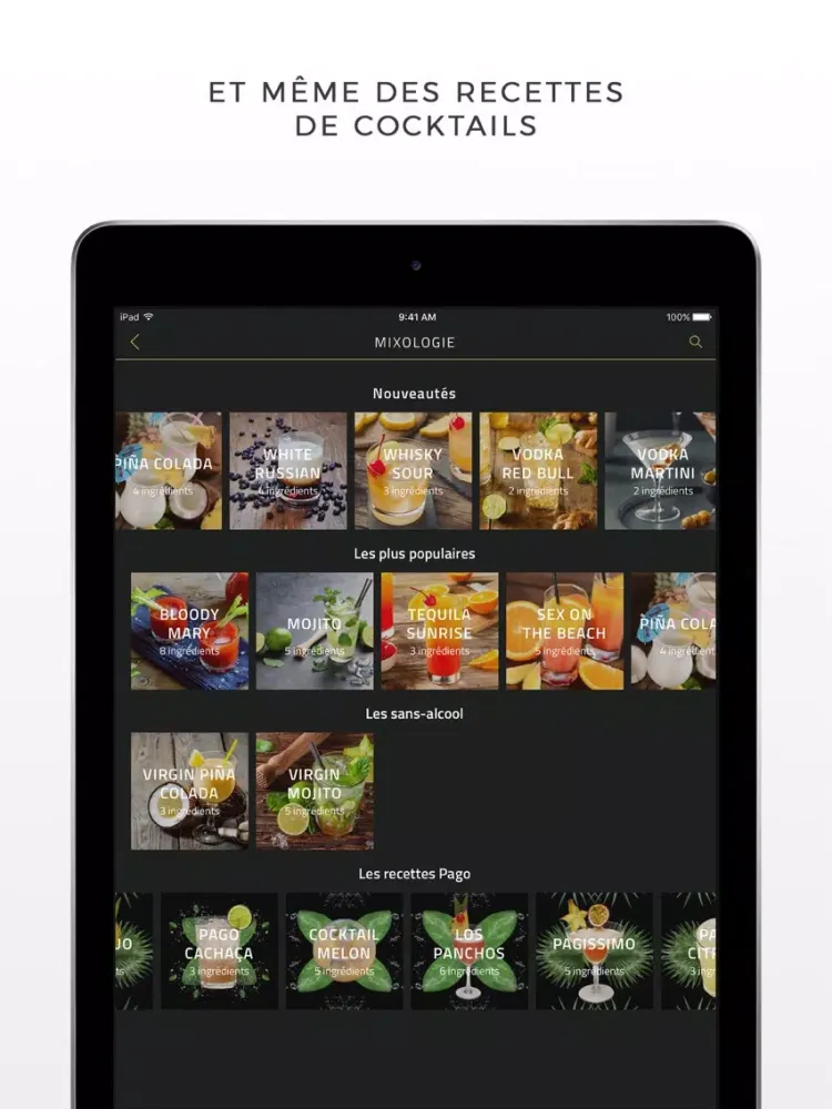 ULYSSE - Livraison d'alcool iPad  Ekran Görüntüleri