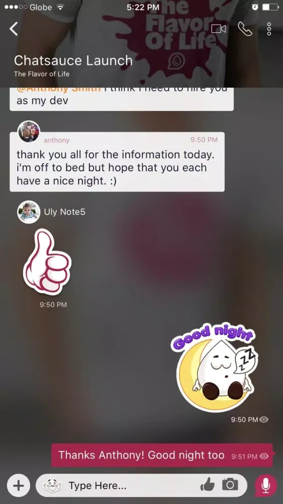 ChatSauce Screenshots