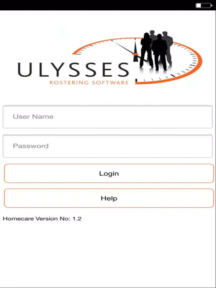 Ảnh chụp màn hình của Ulysses Care Plus iPad 
