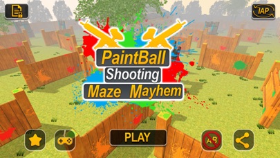 Zrzuty ekranu Paintball Shooting Maze Mayhem