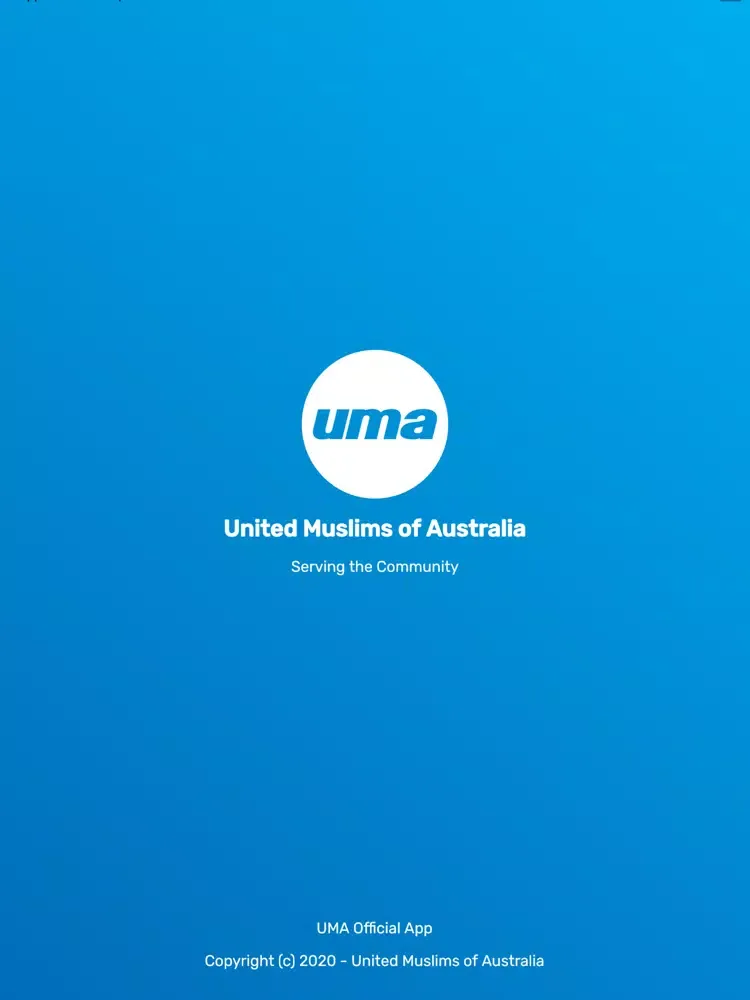 United Muslims of Australia iPad  스크린샷