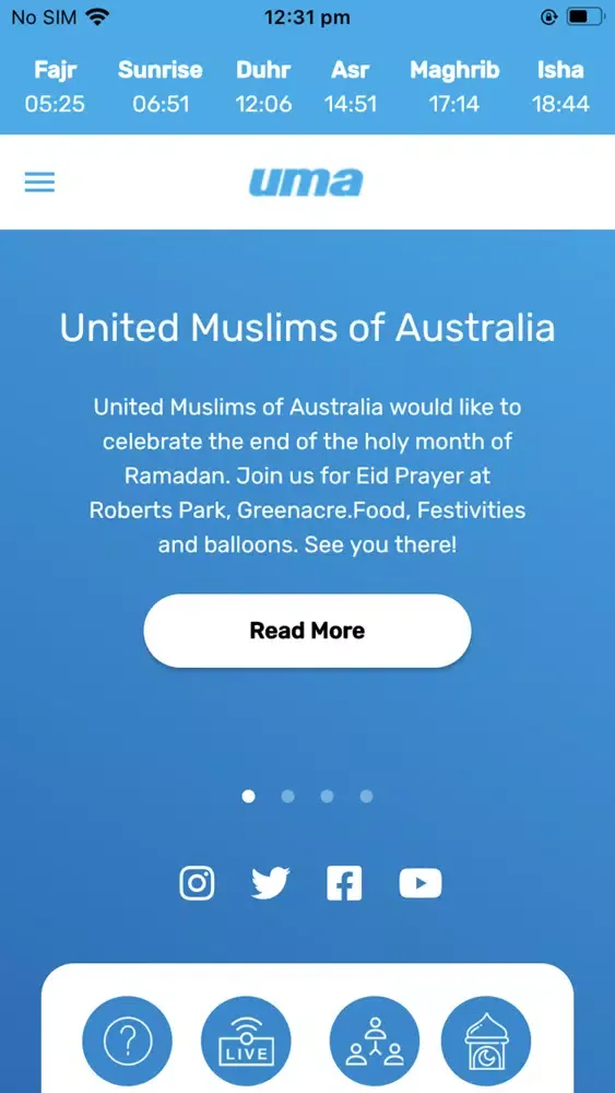 United Muslims of Australia 스크린샷