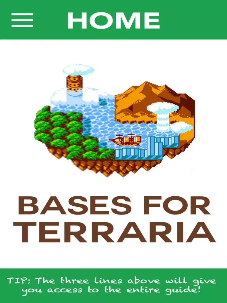 Ảnh chụp màn hình của Bases for Terraria Game iPad 