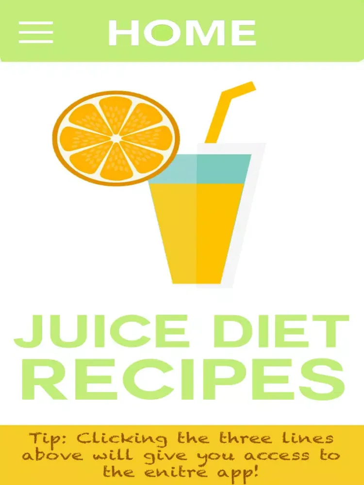 Juice Diet Recipes For Detox & Cleansing iPad  Screenshots