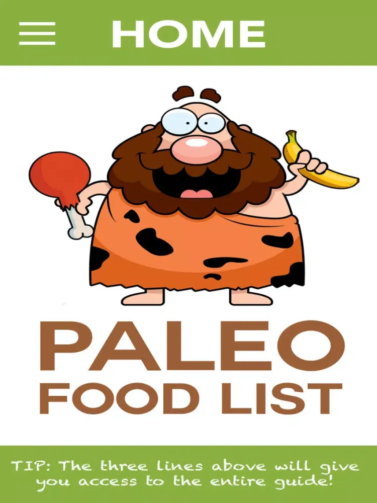 Zrzuty ekranu Paleo Diet Food List iPad 