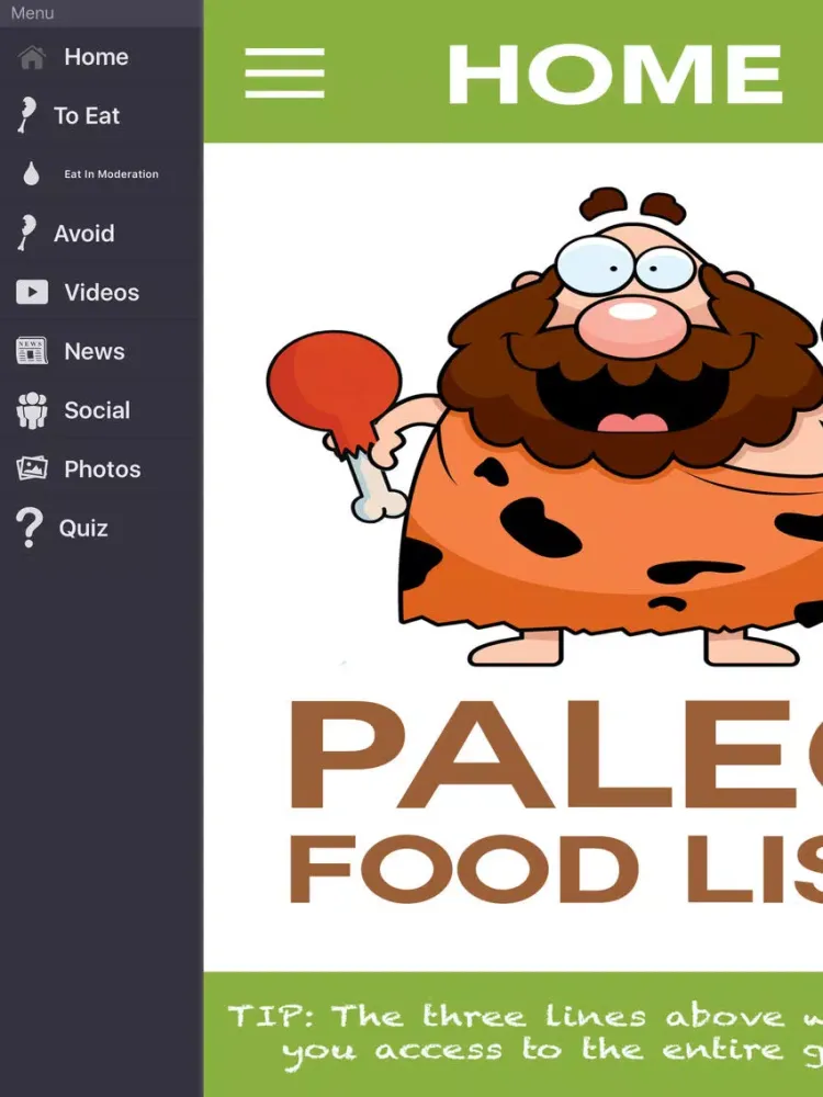 Zrzuty ekranu Paleo Diet Food List iPad 