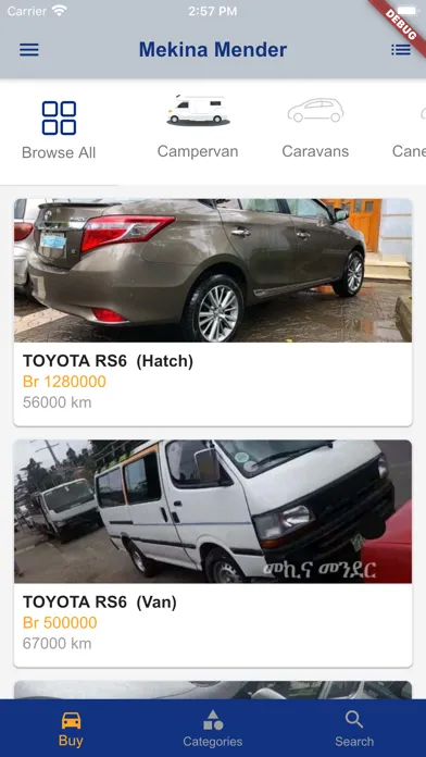 Tangkapan layar Mekina Mender