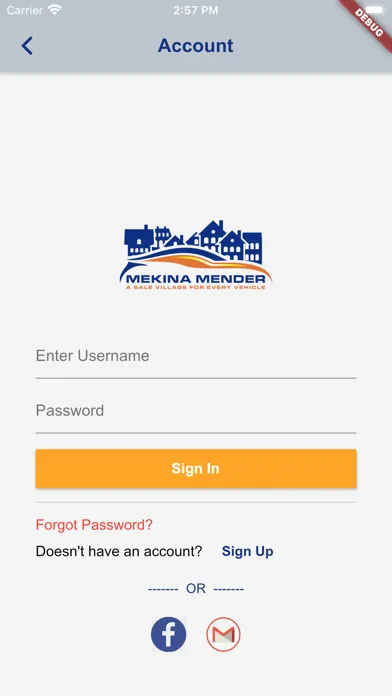Tangkapan layar Mekina Mender