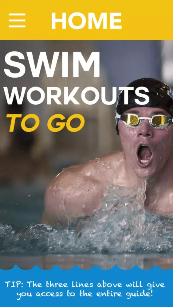 Swim Workouts To Go - Personal Swimming Coach应用截图