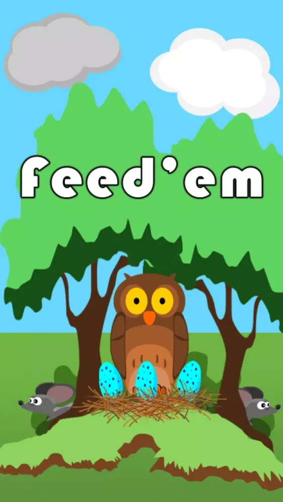 Feed'em-A flappy owl fun game! سکرین شاٹس