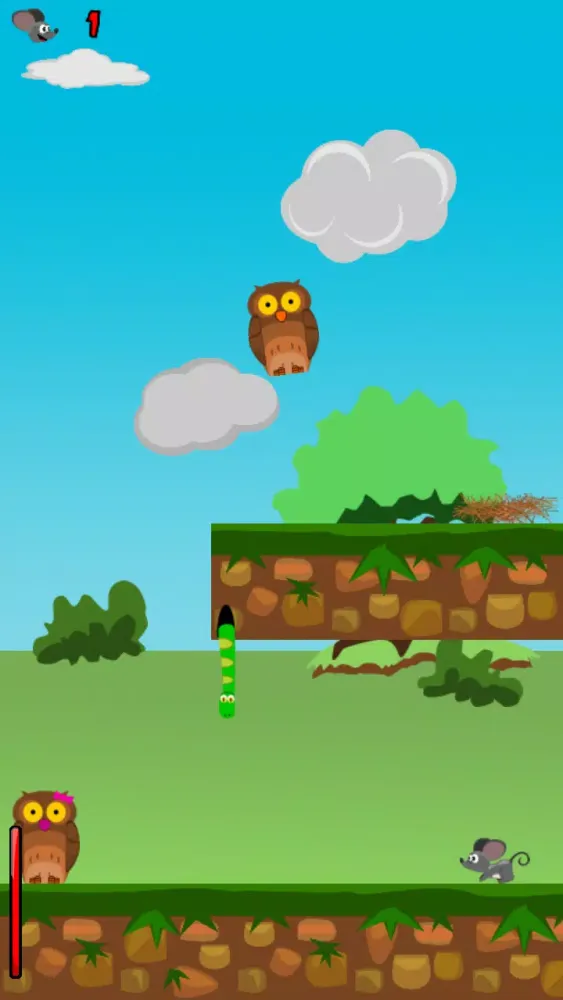 Feed'em-A flappy owl fun game! سکرین شاٹس