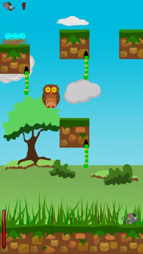 Feed'em-A flappy owl fun game! سکرین شاٹس