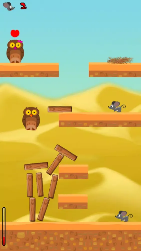 Feed'em-A flappy owl fun game! سکرین شاٹس