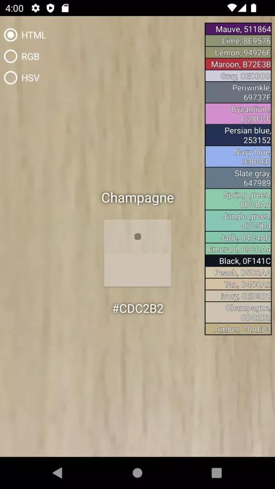 Color Picker سکرین شاٹس