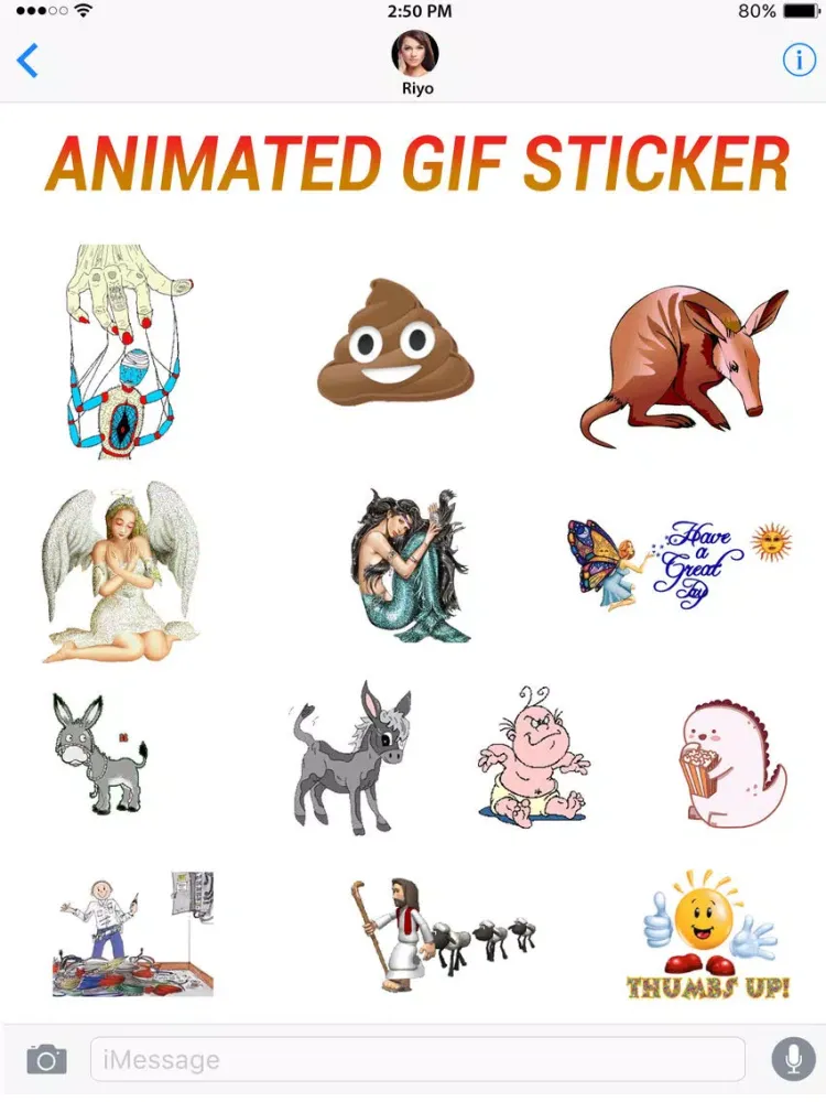 Stickers - Animated Sticker and Emoji for iMessage iPad  Screenshots
