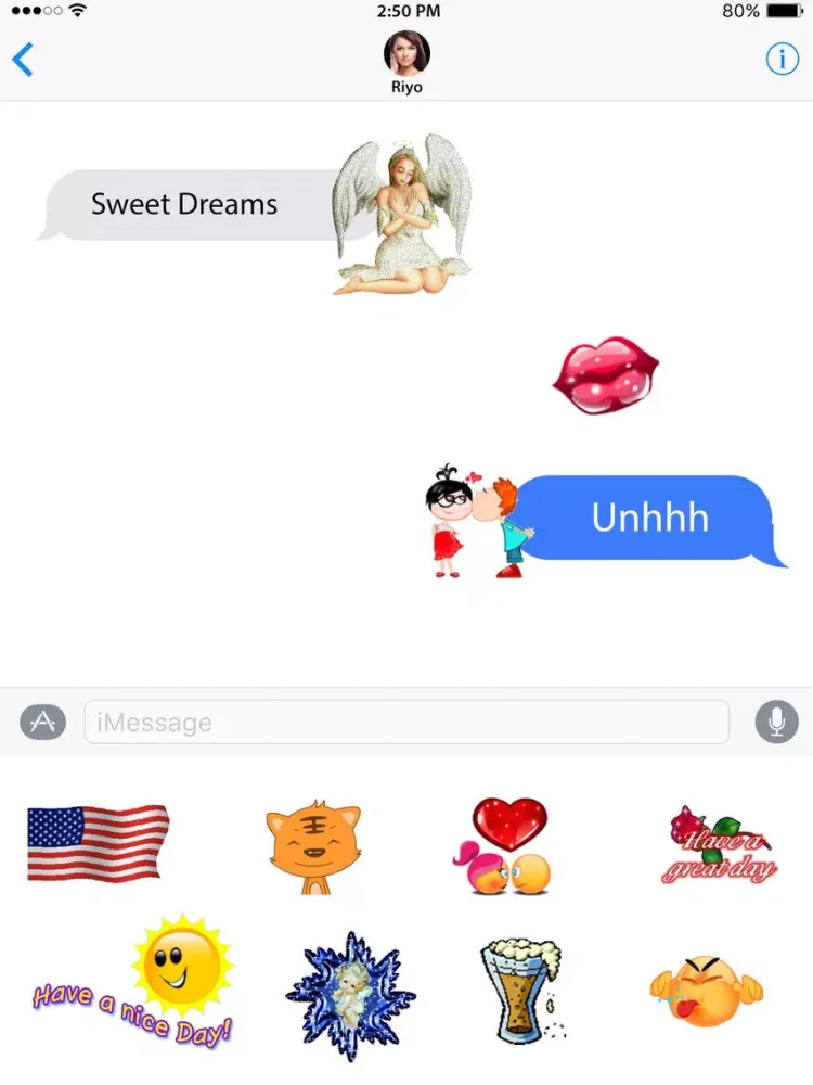 Stickers - Animated Sticker and Emoji for iMessage iPad  Screenshots