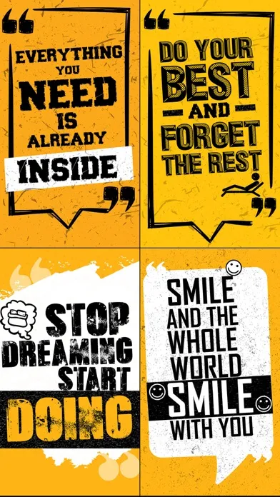 Zrzuty ekranu Quotes" - Inspirational & Motivational Quote