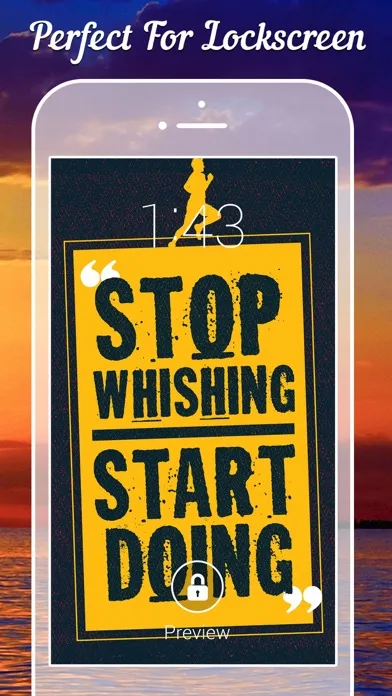 Zrzuty ekranu Quotes" - Inspirational & Motivational Quote