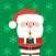 Santa Claus Stickers for Merry Christmas!