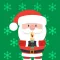 Santa Claus Stickers for Merry Christmas!