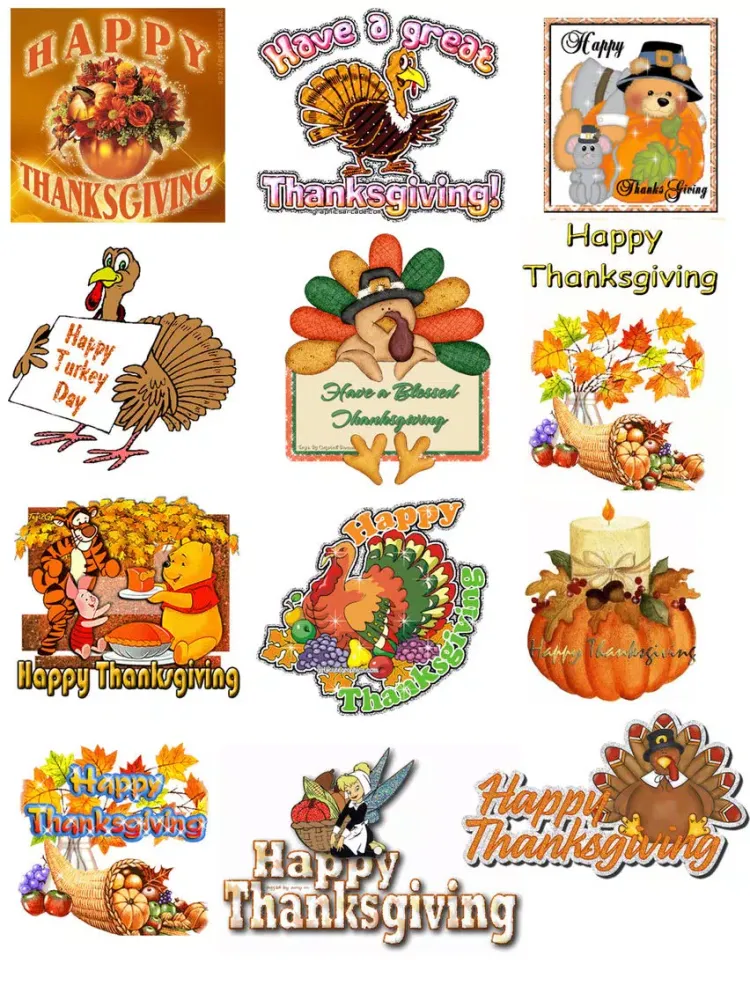 صور Thanksgiving Day Stickers for iMessage iPad 