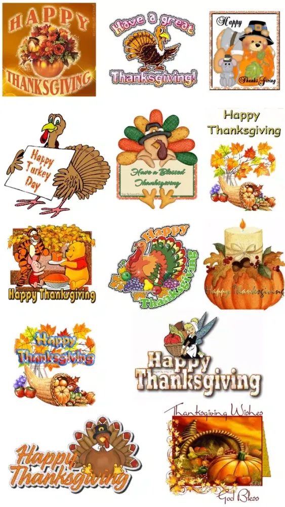 صور Thanksgiving Day Stickers for iMessage