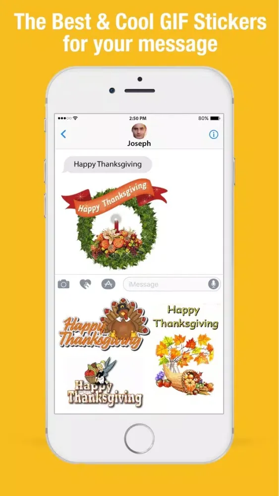 صور Thanksgiving Day Stickers for iMessage