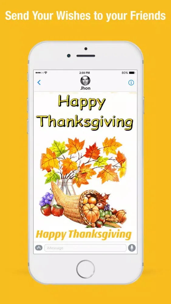 صور Thanksgiving Day Stickers for iMessage