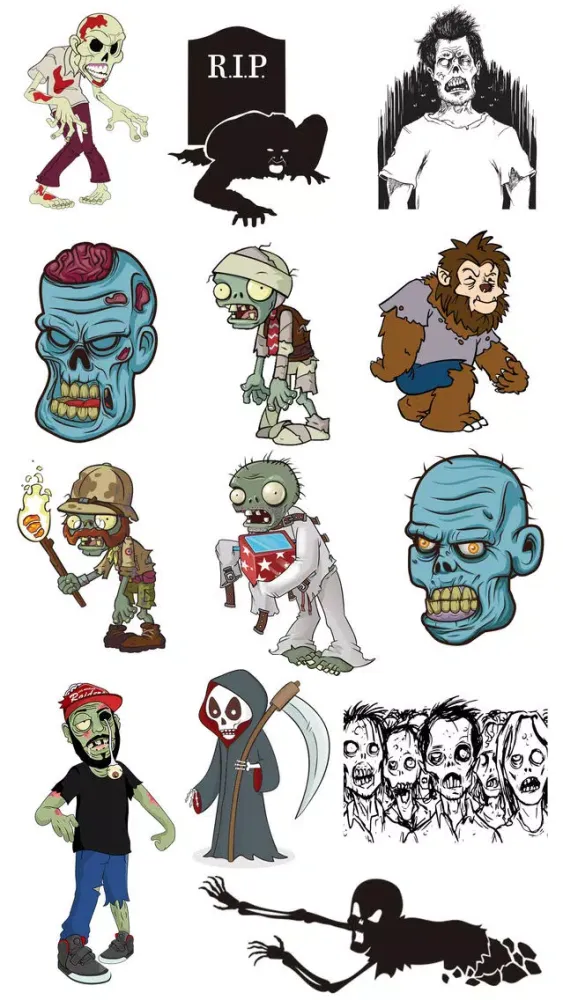 تصاویر Zombies Stickers for iMessage