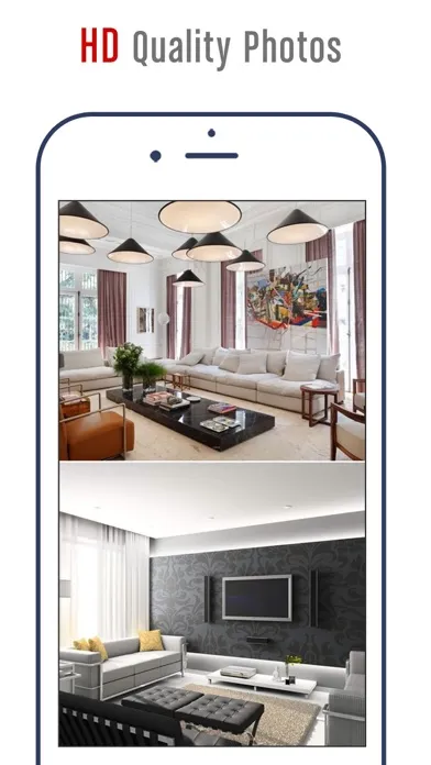 Capturas de tela do Home Interior Design ideas + Bedroom Design idea