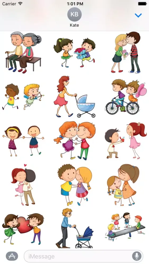 Tangkapan skrin Cute Kids Romance